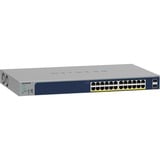 Netgear GS724TP-300EUS switch di rete Gestito L2/L3/L4 Gigabit Ethernet (10/100/1000) Supporto Power over Ethernet (PoE) Blu, Interruttore blu, Gestito, L2/L3/L4, Gigabit Ethernet (10/100/1000), Full duplex, Supporto Power over Ethernet (PoE), Montaggio rack