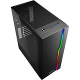 Sharkoon RGB Slider Midi Tower Nero, Chassis Tower Nero, Midi Tower, PC, Nero, ATX, micro ATX, Mini-ITX, Giocare, 15,7 cm
