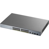 Zyxel GS1350-26HP-EU0101F switch di rete Gestito L2 Gigabit Ethernet (10/100/1000) Supporto Power over Ethernet (PoE) Grigio, Interruttore Gestito, L2, Gigabit Ethernet (10/100/1000), Supporto Power over Ethernet (PoE), Montaggio rack