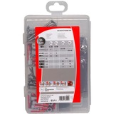 fischer Aiuti pratici Giardino e Casa, Tassello grigio chiaro/Rosso