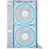ASUS PRIME AP202 ARGB Mini Tower Bianco, Chassis Tower bianco, Mini Tower, PC, Bianco, micro ATX, Mini-ITX, Metallo, Gaming