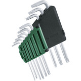 Bosch Set di chiavi esagonali interne a sei lati, 9 pezzi, Cacciavite verde/Nero