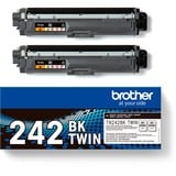 Brother TN-242BKTWIN cartuccia toner 2 pz Originale Nero 2500 pagine, Nero, 2 pz