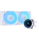 Chieftec ICEBERG 240-RGB-W Case per computer Raffreddatore di liquidi tutto in uno 12 cm Bianco, Raffreddamento ad acqua bianco, Raffreddatore di liquidi tutto in uno, 12 cm, Bianco