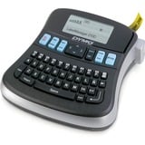 Dymo LabelManager ™ 210D QWERTZ Kitcase, Stampa etichette Nero/Argento, QWERTZ, Trasferimento termico, 180 x 180 DPI, 12 mm/s, Nero, Grigio