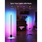 Govee Lampada da terra 2, Luce LED Nero