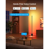 Govee Lampada da terra 2, Luce LED Nero