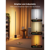 Govee Lampada da terra 2, Luce LED Nero