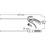 Hazet Pistola soffiatrice 9040P-2, lunga, Strumento soffio  Nero/Blu