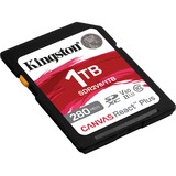 Kingston 1TB Canvas React Plus SDXC UHS-II 280R/150W U3 V60 for Full HD/4K, Scheda di memoria 1 TB, SDXC, Classe 10, UHS-II, 280 MB/s, 150 MB/s