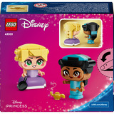 LEGO Disney Princess Le Mini Principesse Jasmin & Rapunzel, Giochi di costruzione Personaggi Giocattolo, 2 Mini-Bamboline e Accessori, Regalo da 5+, Set da costruzione, 5 anno/i, Plastica, 59 pz, 103 g