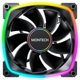 Montech RX140 PWM 140x140x25, Ventola Nero