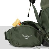 Osprey Kestrel 58, Zaino verde oliva