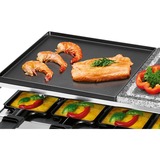 ProfiCook 501144, Raclette accaio/Nero