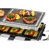 ProfiCook 501144, Raclette accaio/Nero
