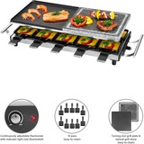 ProfiCook 501144, Raclette accaio/Nero