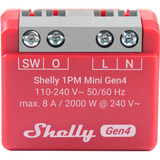 Shelly 1PM Mini Gen4, Relè rosso