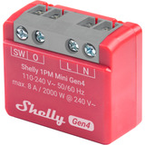 Shelly 1PM Mini Gen4, Relè rosso