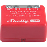 Shelly 1PM Mini Gen4, Relè rosso
