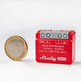 Shelly 1PM Mini Gen4, Relè rosso