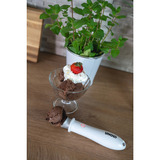 Unold 488990 cucchiaio porzionatore per gelato 4 mm bianco, Porzionatore per gelato, Plastica, Acciaio inox, Bianco, Foro di sospensione, 210 mm, 4 mm