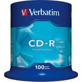 Verbatim CD-R Extra Protection 700 MB 52x 100 pz, CD supporti vergine 52x, CD-R, 120 mm, 700 MB, Scatola per torte, 100 pz