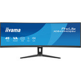 iiyama ProLite XCB4594DQSU-B1, Monitor LED Nero (opaco), 113 cm (44.5"), 5120 x 1440 Pixel, Dual QHD, LED, 2 ms, Nero