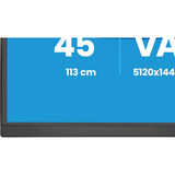 iiyama ProLite XCB4594DQSU-B1, Monitor LED Nero (opaco), 113 cm (44.5"), 5120 x 1440 Pixel, Dual QHD, LED, 2 ms, Nero