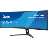 iiyama ProLite XCB4594DQSU-B1, Monitor LED Nero (opaco), 113 cm (44.5"), 5120 x 1440 Pixel, Dual QHD, LED, 2 ms, Nero