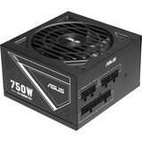 ASUS ATS-750G alimentatore per computer 750 W 20+4 pin ATX ATX Nero, Alimentatore PC Nero, 750 W, 110 - 240 V, Attivo, 100 W, 750 W, 100 W