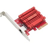 ASUS XG-C100C V3 Interno Ethernet 10000 Mbit/s, Scheda di rete Interno, Cablato, PCI Express, Ethernet, 10000 Mbit/s, Rosso