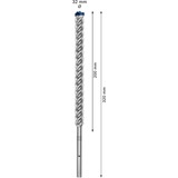 Bosch Expert Punta per martelli SDS Max-8X, Trapano Martello perforatore, Hammer drill bit, 3,2 cm, 520 mm, Cemento, Pietra, 40 cm