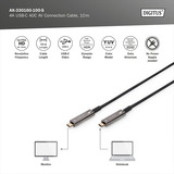 Digitus Cavo di collegamento AV USB-C AOC 4K Nero