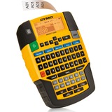 Dymo RHINO 4200 stampante per etichette (CD) Trasferimento termico QWERTZ, Stampa etichette QWERTZ, Trasferimento termico, Nero, Giallo