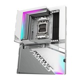 GIGABYTE B650E AORUS STEALTH ICE Scheda madre - AMD Ryzen serie 9000, VRM a 12+2+2 fasi, fino a 8000 MHz DDR5 (OC), 1xPCIe 5.0 + 2xPCIe 4.0 M.2, LAN 2,5 GbE, WIFI 7, USB 3.2 Gen 2x2 bianco/Argento, VRM a 12+2+2 fasi, fino a 8000 MHz DDR5 (OC), 1xPCIe 5.0 + 2xPCIe 4.0 M.2, LAN 2,5 GbE, WIFI 7, USB 3.2 Gen 2x2, AMD, Socket AM5, AMD Ryzen 7000 Series, AMD Ryzen 8000 Series, AMD Ryzen 9000 Series, Socket AM5, DDR5-SDRAM, 256 GB