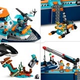 LEGO City 60368 Esploratore Artico, Grande Nave Giocattolo Galleggiante con Elicottero, Gommone, Sottomarino e Relitto Barca, Giochi di costruzione Grande Nave Giocattolo Galleggiante con Elicottero, Gommone, Sottomarino e Relitto Barca, Set da costruzione, 7 anno/i, Plastica, 815 pz, 2,66 kg