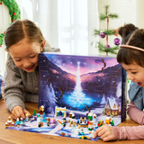 LEGO Disney Princess | Disney Frozen 43273 Calendario dell'Avvento 2025, Gioco da Principessa per Bambini 5+, Regalo con 24 Sorprese Natalizie, Giochi di costruzione Gioco da Principessa per Bambini 5+, Regalo con 24 Sorprese Natalizie, Set da costruzione, 5 anno/i, Plastica, 231 pz, 378 g