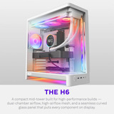 NZXT H6 ( 2026 ) Tutto Bianco, Chassis Tower bianco