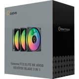 Ocypus Gamma F12 Elite ARGB, Ventola Nero