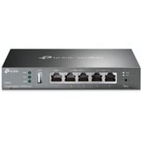 TP-Link ER605 SafeStream, Router WAN Ethernet, Gigabit Ethernet, Nero