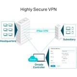 TP-Link ER605 SafeStream, Router WAN Ethernet, Gigabit Ethernet, Nero