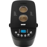 Unold 68525 macchina per il pane 850 W Nero Nero, 1,5 kg, Finestra visuale, Timer, Controllo di doratura della crosta variabile, Funzione mantieni al caldo, 850 W