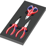 Wera Inserto in schiuma KNIPEX set pinze 2, 3 pezzi Nero/grigio