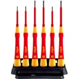 Wiha Set di cacciaviti di precisione PicoFinish electric, Cacciavite rosso/Giallo