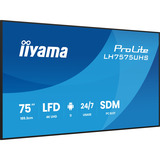 iiyama ProLite LH7575UHS-B2AG, Public Display Nero (opaco)