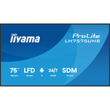 iiyama ProLite LH7575UHS-B2AG, Public Display Nero (opaco)