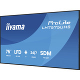 iiyama ProLite LH7575UHS-B2AG, Public Display Nero (opaco)