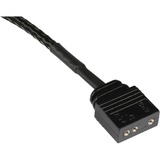Alphacool Splitter a Y cavo aRGB 3 pin a 3x 3 pin, 15 cm, Cavo a Y Nero