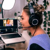Audio-Technica ATH-M50xSTS StreamSet, Headset Nero