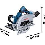Bosch GKS 18V-70 L Professional, Sega circolare blu/Nero, 106 dB, 95 dB, 18 V, 228 mm, 426 mm, 330 mm